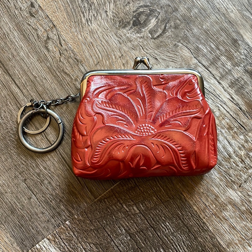 Patricia Nash Kiss Lock Coin Purse Gem